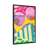 Bubblegum Pie Canvas, Framed