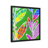 Jungle Dew Canvas, Framed