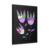 Grape Tulips Canvas, Framed