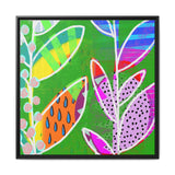 Jungle Dew Canvas, Framed