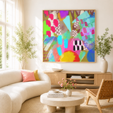 April Showers Canvas, Framed