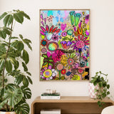 Oodles Of Doodles Canvas, Framed