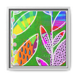 Jungle Dew Canvas, Framed