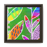 Jungle Dew Canvas, Framed