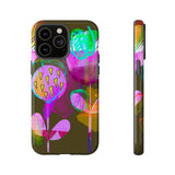 Neon Bloom Phone Case