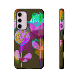Neon Bloom Phone Case