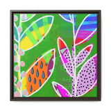 Jungle Dew Canvas, Framed