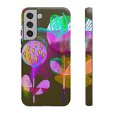 Neon Bloom Phone Case