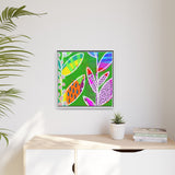 Jungle Dew Canvas, Framed