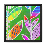 Jungle Dew Canvas, Framed