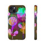 Neon Bloom Phone Case