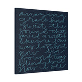 Amazing Grace Canvas (Navy)