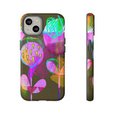 Neon Bloom Phone Case
