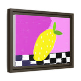 Lemon Candy Canvas, Framed