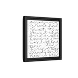 Amazing Grace Canvas, Framed