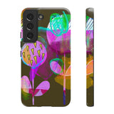 Neon Bloom Phone Case