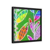 Jungle Dew Canvas, Framed