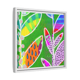 Jungle Dew Canvas, Framed