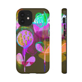 Neon Bloom Phone Case