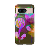 Neon Bloom Phone Case