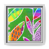 Jungle Dew Canvas, Framed