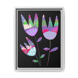 Grape Tulips Canvas, Framed