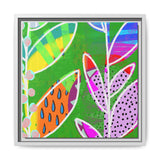 Jungle Dew Canvas, Framed