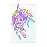 Lilac Palm Canvas