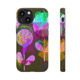Neon Bloom Phone Case