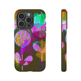 Neon Bloom Phone Case