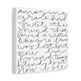 Amazing Grace Canvas, 1.25"