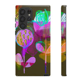 Neon Bloom Phone Case