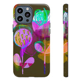 Neon Bloom Phone Case