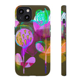 Neon Bloom Phone Case