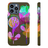 Neon Bloom Phone Case