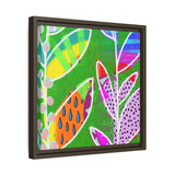 Jungle Dew Canvas, Framed