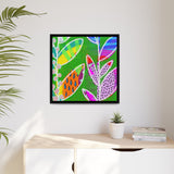 Jungle Dew Canvas, Framed