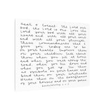 Deuteronomy 6:4-9 Canvas