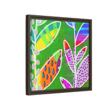 Jungle Dew Canvas, Framed