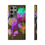 Neon Bloom Phone Case