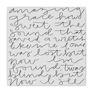 Amazing Grace Canvas, 0.75"