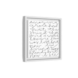 Amazing Grace Canvas, Framed