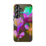 Neon Bloom Phone Case