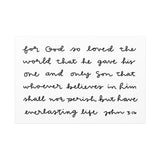 John 3:16 Canvas