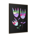 Grape Tulips Canvas, Framed