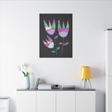 Grape Tulips Canvas, 0.75"