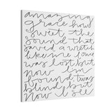 Amazing Grace Canvas, 0.75"