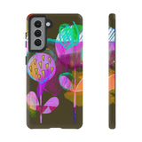 Neon Bloom Phone Case