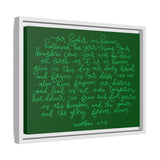 Our Father Canvas (Green), Framed