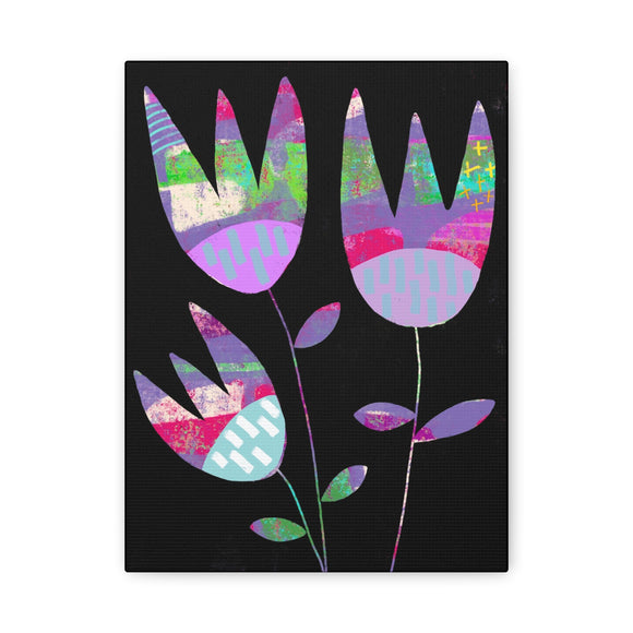 Grape Tulips Canvas, 1.25